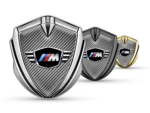 BMW Emblema Silicone Badge Disegno Sportivo Alta Qualità